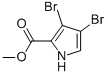 3,4-Dibromo-1h-pyrrole-2-carboxylic acid methyl ester Structure,186837-23-0Structure