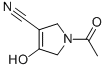 1-Acetyl-4-hydroxy-2,5-dihydro-1h-pyrrole-3-carbonitrile Structure,18721-38-5Structure