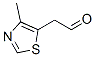 4-Methyl-5-thiazoleacetaldehyde Structure,18764-34-6Structure