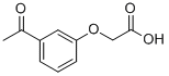 (3-Acetylphenoxy)acetic acid Structure,1878-80-4Structure