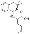 2-(3,3-Dimethyl-3,4-dihydro-isoquinolin-1-ylamino)-4-methylsulfanylbutyric acid Structure,187884-93-1Structure