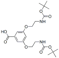 3,5-Bis[2-(boc-amino)ethoxy]-benzoic acid Structure,187960-74-3Structure