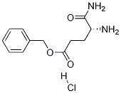 Pentanoic acid, 4,5-diamino-5-oxo-, phenylmethyl ester, monohydrochloride, (r)- Structure,18800-75-4Structure