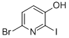 3-Pyridinol, 6-bromo-2-iodo- Structure,188057-35-4Structure