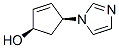 2-Cyclopenten-1-ol,4-(1h-imidazol-1-yl)-,cis-(9ci) Structure,188637-56-1Structure