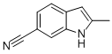 Indole-6-carbonitrile-2-methyl Structure,18871-10-8Structure