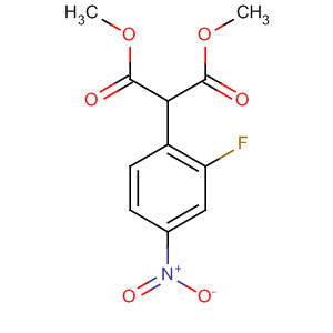 2-(2-Fluoro-4-nitrophenyl)propanedioic acid 1,3-dimethyl ester Structure,188975-47-5Structure