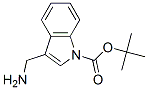 3-Aminomethyl-indole-1-carboxylic acid tert-butyl ester Structure,188988-46-7Structure