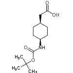 Boc-trans-4-aminocyclohexane acetic acid Structure,189153-10-4Structure