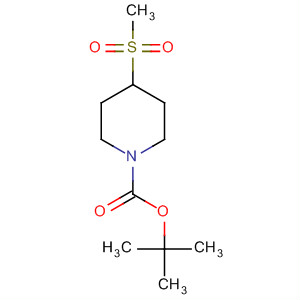 Tert-butyl 4-(methylsulfonyl)-piperidine-1-carboxylate Structure,189205-49-0Structure