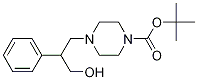 4-(3-Hydroxy-2-phenyl-propyl)-piperazine-1-carboxylic acid tert-butyl ester Structure,189298-13-3Structure