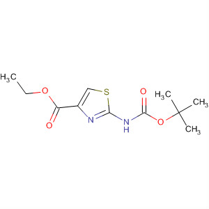 Ethyl 2-((tert-butoxycarbonyl)amino)thiazole-4-carboxylate Structure,189512-01-4Structure