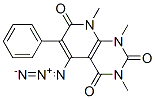 Pyrido[2,3-d]pyrimidine-2,4,7(1h,3h,8h)-trione, 5-azido-1,3,8-trimethyl-6-phenyl- Structure,189998-48-9Structure