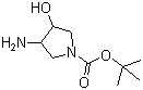 1-Pyrrolidinecarboxylicacid,3-amino-4-hydroxy-,1,1-dimethylethylester(9ci) Structure,190141-99-2Structure