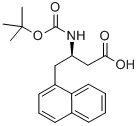 (R)-3-(tert-butoxycarbonylamino)-4-(naphthalen-1-yl)butanoic acid Structure,190190-49-9Structure