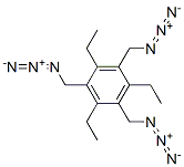 1,3,5-Tris-(azidomethyl)-2,4,6-triethyl benzene Structure,190779-62-5Structure