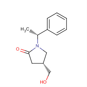 (R)-4-(hydroxymethyl)-1-((r)-1-phenylethyl)pyrrolidin-2-one Structure,190957-22-3Structure