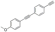 1-Ethynyl-4-((4-methoxyphenyl)ethynyl)benzene Structure,191094-20-9Structure