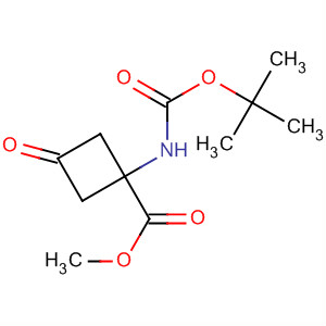 Methyl 1-(tert-butoxycarbonylamino)-3-oxocyclobutanecarboxylate Structure,191110-97-1Structure