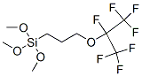 3-(Heptafluoroisopropoxy)propyltrimethoxysilane Structure,19116-61-1Structure