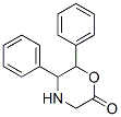 5,6-Diphenyl-2-morpholinone Structure,19180-79-1Structure