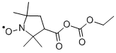 3-[(Ethoxycarbonyl)oxycarbonyl]-2,5-dihydro-2,2,5,5-tetramethyl-1H-pyrrol-1-yloxy Structure,19187-50-9Structure