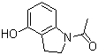 1-(4-hYdroxyindolin-1-yl)ethanone Structure,192061-82-8Structure