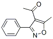 Ethanone, 1-(5-methyl-3-phenyl-4-isoxazolyl)- Structure,19212-42-1Structure