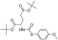 Glutamic acid, n-[[(4-methoxyphenyl)thio]carbonyl]-, bis(1,1-dimethylethyl) ester Structure,192203-59-1Structure