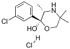 (2S,3S)-2-(3-chlorophenyl)-3,5,5-trimethylmorpholin-2-ol Structure,192374-14-4Structure