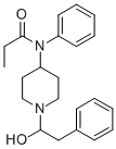 N-[1-(1-hydroxy-2-phenyl-ethyl)-piperidin-4-yl]-n-phenyl-propionamide Structure,192385-57-2Structure