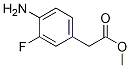 (4-Amino-3-fluoro-phenyl)-acetic acid methyl ester Structure,192650-55-8Structure