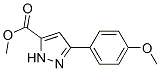 5-(4-Methoxy-phenyl)-2H-pyrazole-3-carboxylic acid methyl ester Structure,192701-83-0Structure