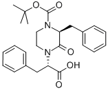 (2S,3s)-2-(4-boc-3-benzyl-2-oxo-piperazin-1-yl)-3-phenyl-propionicacid Structure,193091-13-3Structure