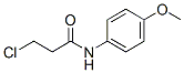 3-Chloro-N-(4-methoxyphenyl)propanamide Structure,19313-87-2Structure