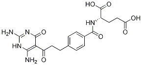 N-[4-[3-(2,6-diamino-1,4-dihydro-4-oxo-5-pyrimidinyl)-3-oxopropyl]benzoyl]-l- glutamic acid Structure,193281-05-9Structure