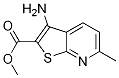 3-Amino-6-methyl-thieno[2,3-b]pyridine-2-carboxylic acid methyl ester Structure,193400-52-1Structure