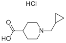 1-Cyclopropylmethyl-piperidine-4-carboxylic acid hydrochloride Structure,193538-83-9Structure