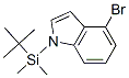 1H-Indole, 4-bromo-1-[(1,1-dimethylethyl)dimethylsilyl]- Structure,193694-04-1Structure