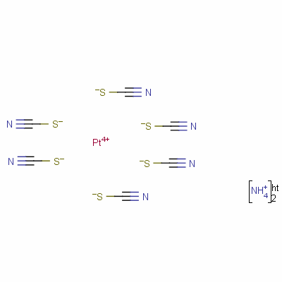 Diammonium hexakis(thiocyanato)platinate Structure,19372-45-3Structure