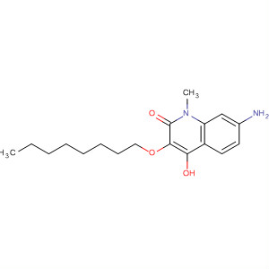 7-Amino-3-octyloxy-4-hydroxy-1-methyl-2(1h)-quinolinone Structure,194037-06-4Structure