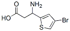 3-Amino-3-(4-bromo-thiophen-2-yl)-propionic acid Structure,194229-25-9Structure