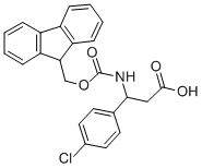 3-(4-Chlorophenyl)-3-{[(9H-fluoren-9-ylmethoxy)-carbonyl]amino}propanoic acid Structure,194471-87-9Structure