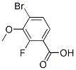 4-Bromo-2-fluoro-3-methoxy-benzoic acid Structure,194804-92-7Structure