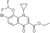 Ethyl-7-bromo-1-cyclopropyl-8-difluoromethoxy-1,4-dihydro-4-oxoquinoline-3-carboxylate Structure,194805-07-7Structure