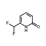 6-(difluoromethyl)-2(1H)-Pyridinone Structure,195044-11-2Structure