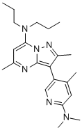 3-(6-(Dimethylamino)-4-methylpyridin-3-yl)-2,5-dimethyl-n,n-dipropylpyrazolo[1,5-a]pyrimidin-7-amine Structure,195055-03-9Structure