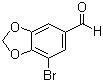 7-Bromo-2h-1,3-benzodioxole-5-carbaldehyde Structure,19522-96-4Structure