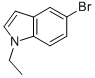 5-Bromo-1-ethyl-1H-indole Structure,195253-49-7Structure