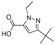 3-(Tert-butyl)-1-ethyl-1H-pyrazole-5-carboxylicacid Structure,195447-83-7Structure